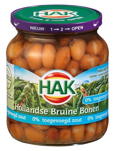 HAK Hollandse bruine bonen, zonder toegevoegd zout