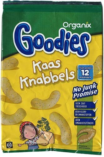 Organix Goodies kaas knabbels