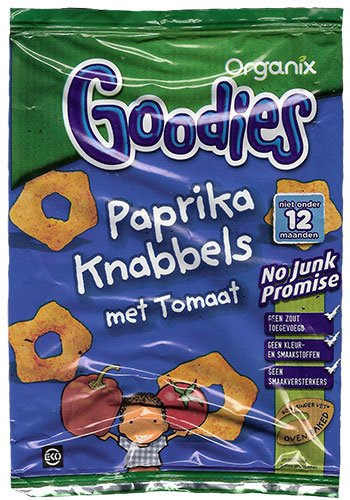Organix Goodies paprika knabbels
