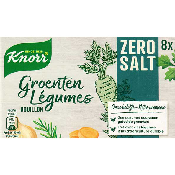Knorr Groenten Bouillon Zero Salt