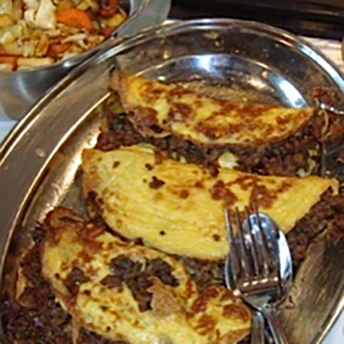 Dadar Isie (gevulde omelet)