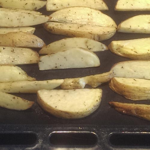 Aardappelpartjes uit de oven