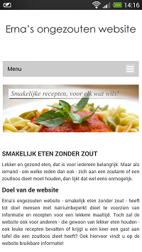 Smakelijketenzonderzout.nl is nu responsive...